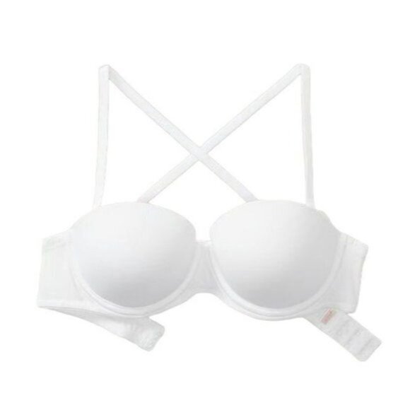 PINK Victoria's Secret Wear Everywhere Multi-Way Push Up Bra White 36D - Picture 4 of 12